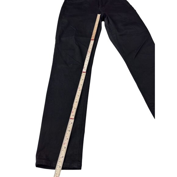 Madewell Curvy High-Rise Skinny Jeans Black Denim Size 29T - Picture 5 of 15